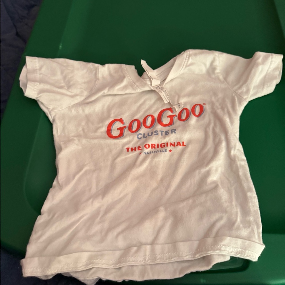 GooGoo Cluster Toddler White Short Sleeve Tee